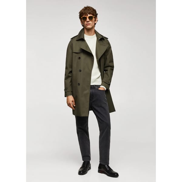 Classic water-repellent trench coat