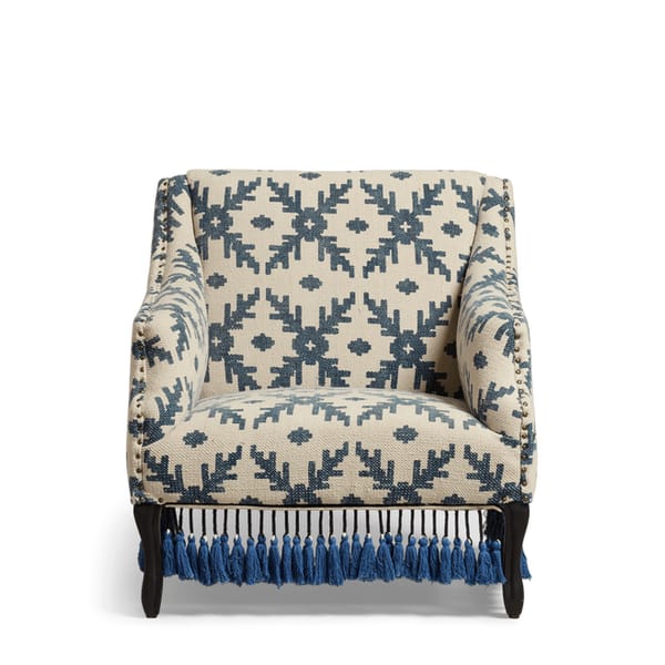 oka Tarma Armchair – Lazaret Blue