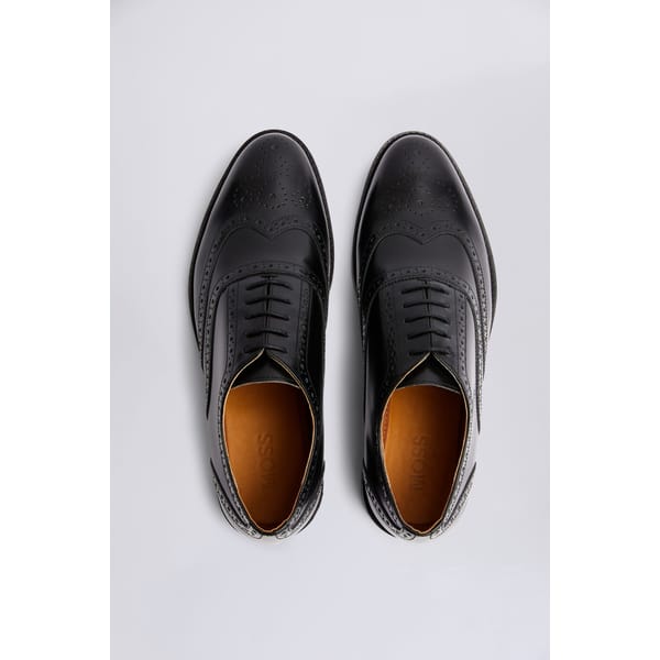 Oxford Black Brogue Shoe