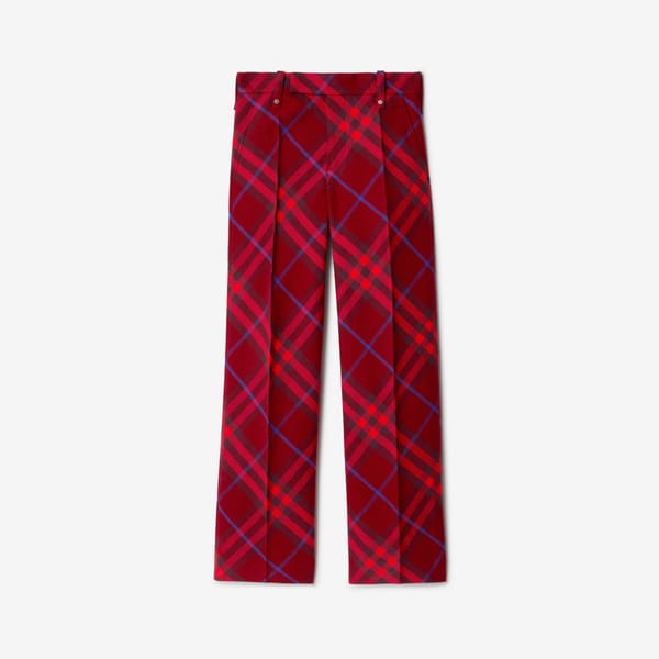red trousers