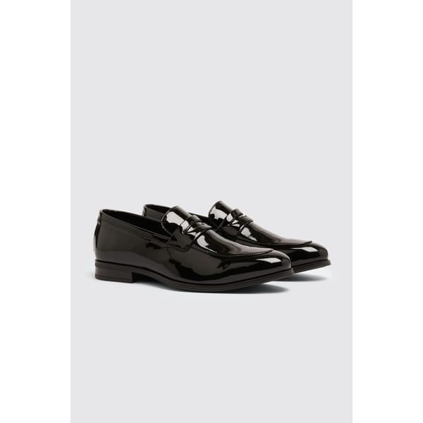 Soho Black Patent Loafers