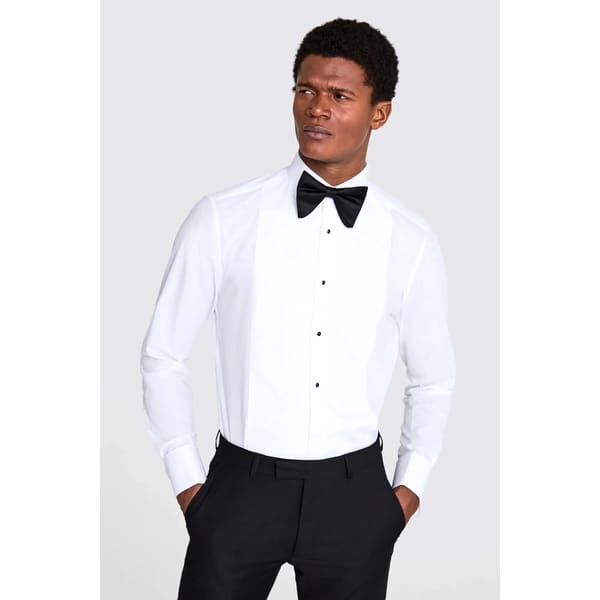 Tailored Fit White Marcella Dress Shirt
