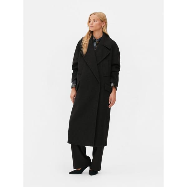 wool blend coat primark the edit