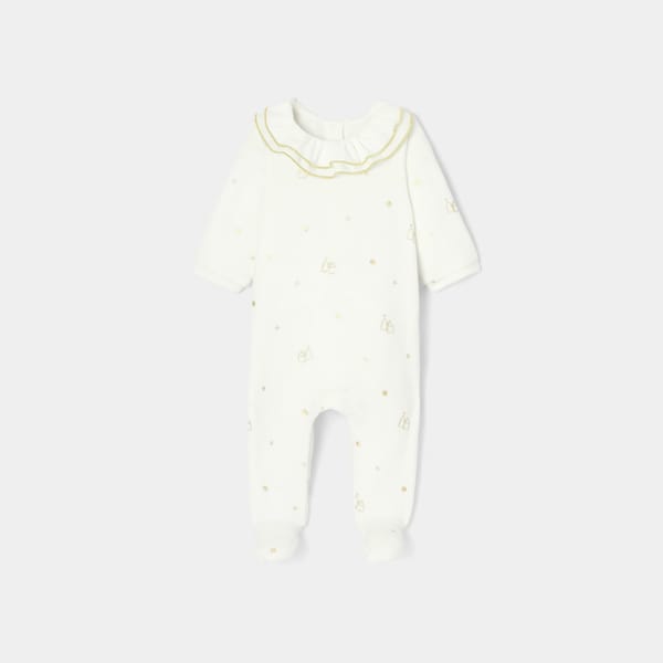 Baby girl christmas velvet pyjamas copy