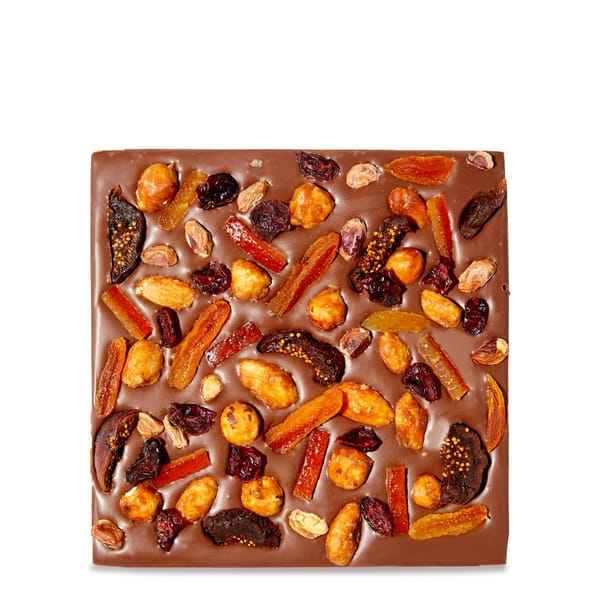 Mixed Fruit & Nut Chocolate Slab 400g