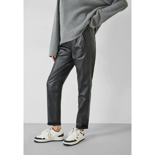 Leather Joggers