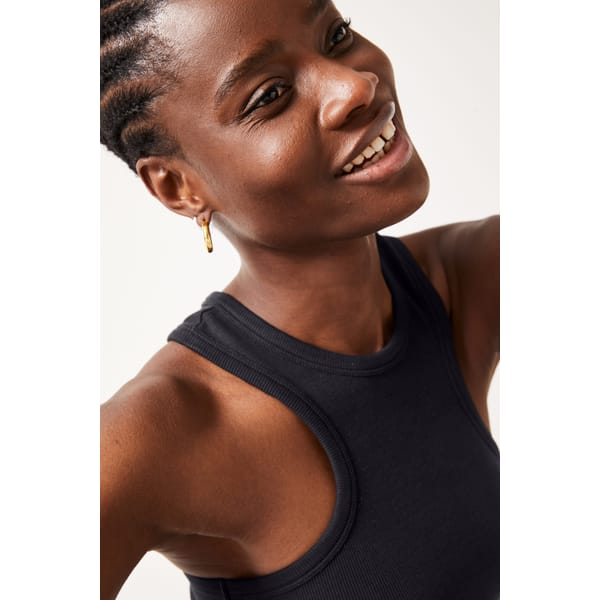 Racer Ribbed Tank Top