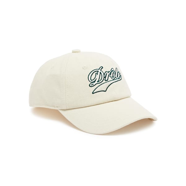 Drole Logo-embroidered cotton cap