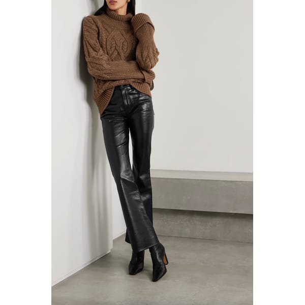 CITIZENS OF HUMANITY lilah recycled leather-blend flared pants