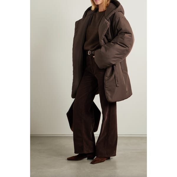 NORMA KAMALISleeping Bag hooded padded shell coat