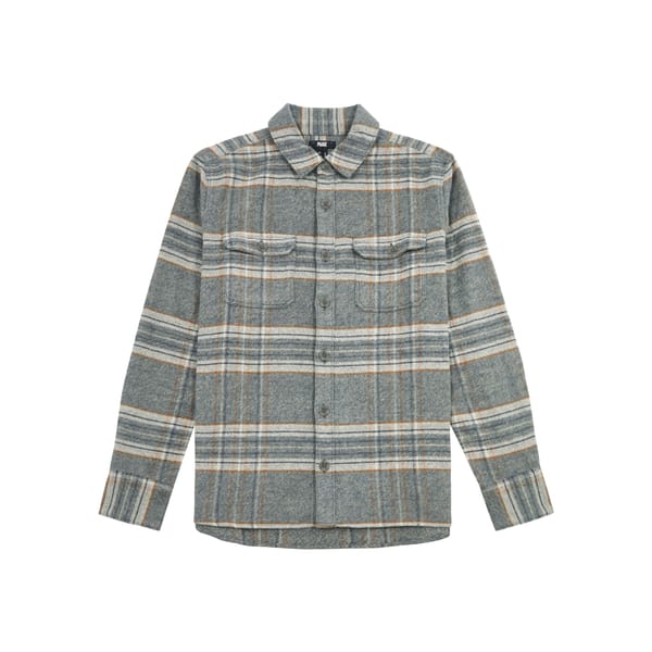 paige Wilbur checked brushed cotton overshirt