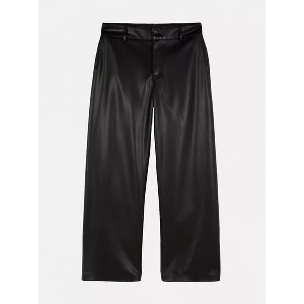 primark Faux Leather Wide Leg Trousers