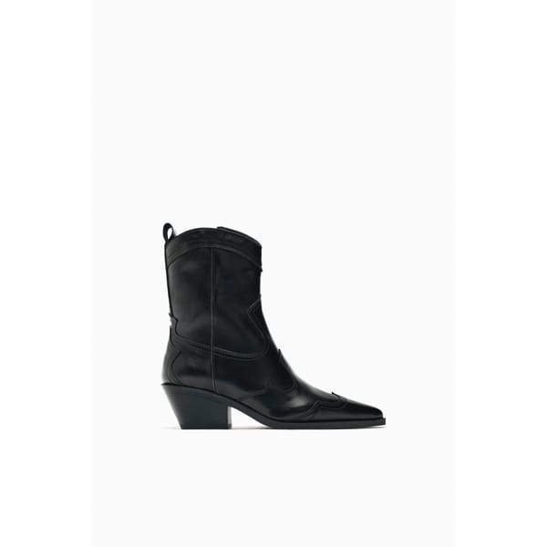 Heeled Ankle Boots With Pieces