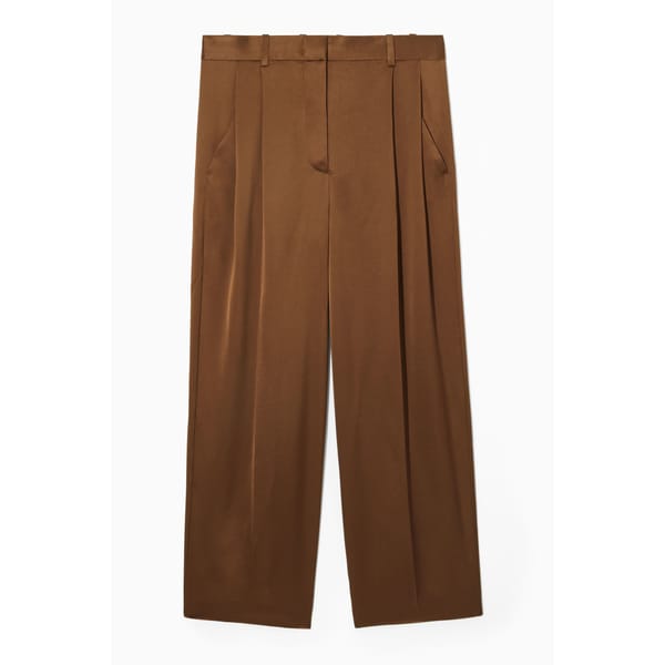 cos trousers brown