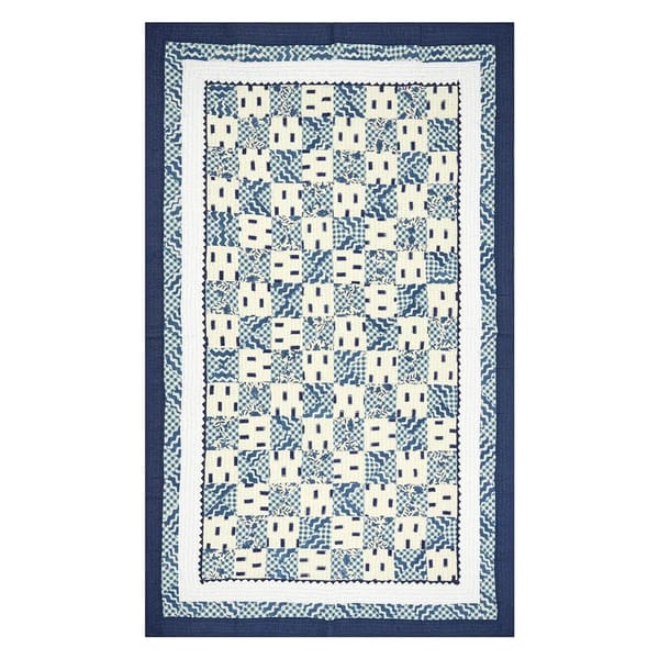 NDIGO PATCHWORK QUILT