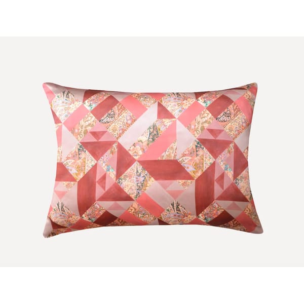 Coco & Wolf Silk Pillowcase made with Liberty Fabric EASTERN PATCHWORK