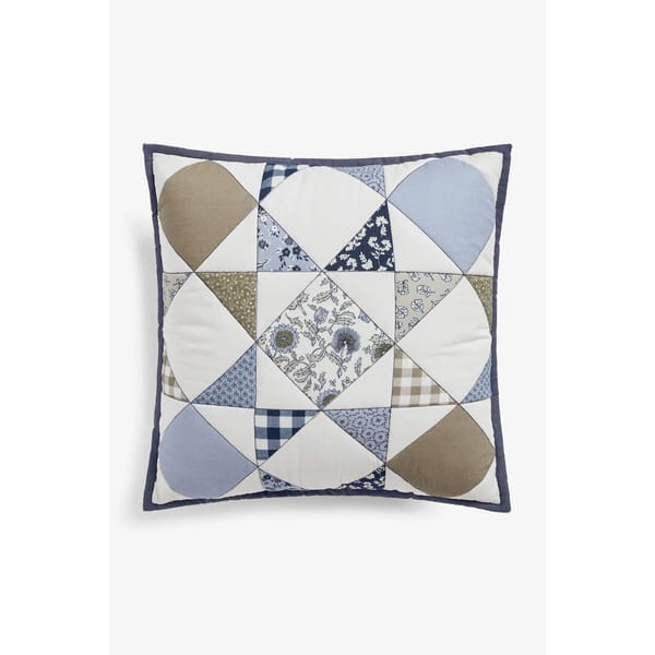 Patchwork Quilted Paisley Cushion