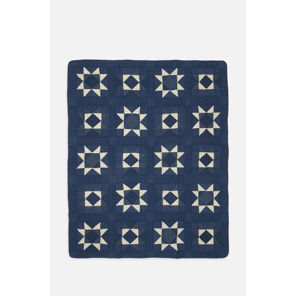 Patchwork Quilt Blue