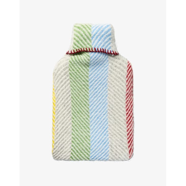striped hot water bottle cover