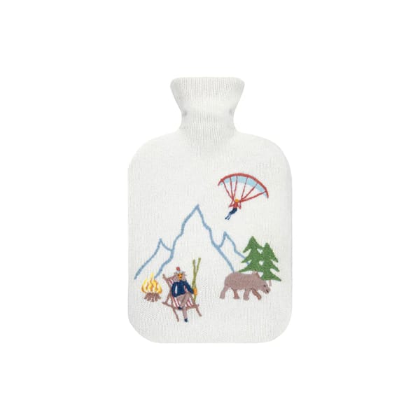 THE HOLY GOATAlpine Hot Water Bottle Cover - Off White