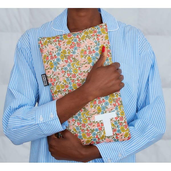 liberty print floral hot water bottle