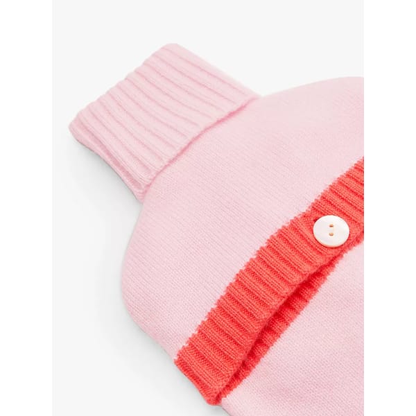 Cashmere Hot Water Bottle, Milkshake Coral Crush