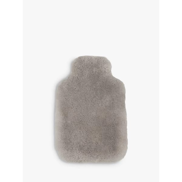 Rebecca Hot Water Bottle, Light Grey