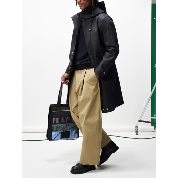 Mackintosh Granish bonded cotton parka coat