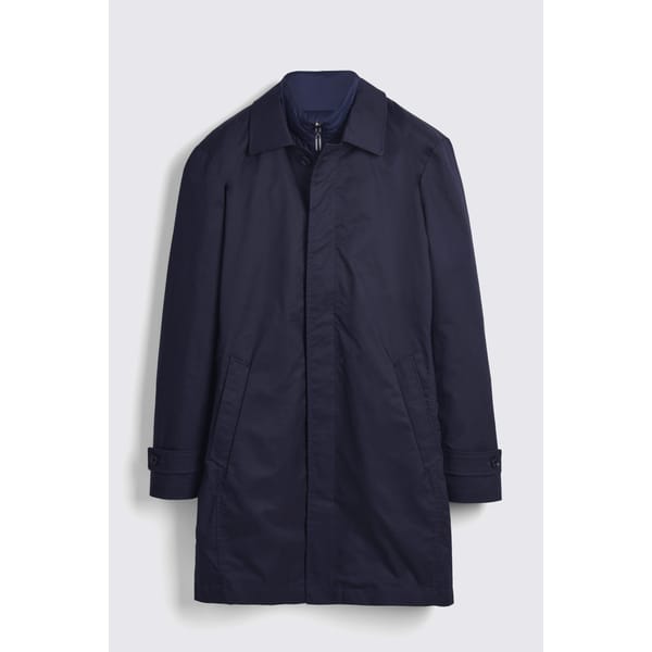 NAVY RAIN COAT