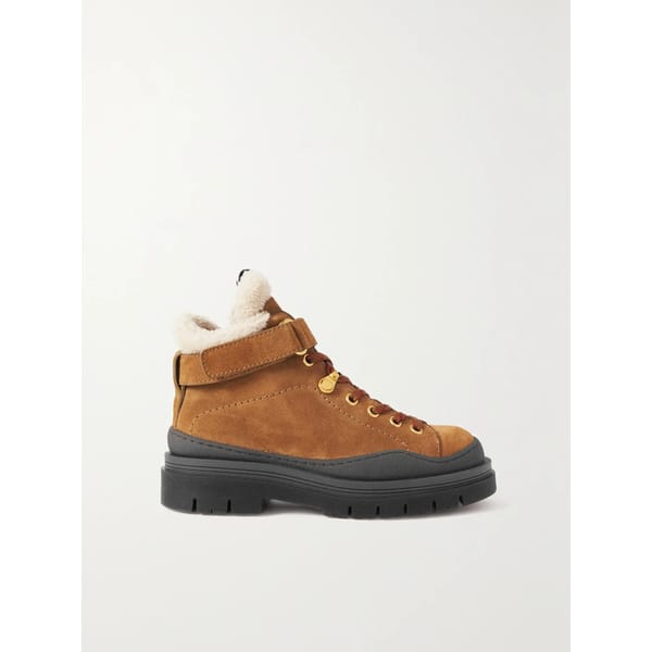 tan walking boot