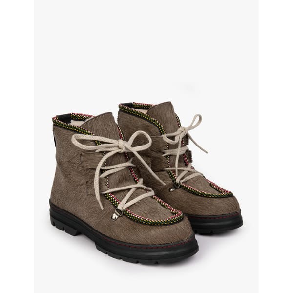 BROWN/GREY HIKING BOOTS