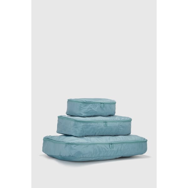 blue stacking travel cubes
