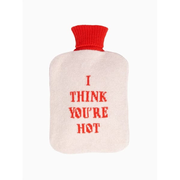 I Think You're Hot Hot Water Bottle