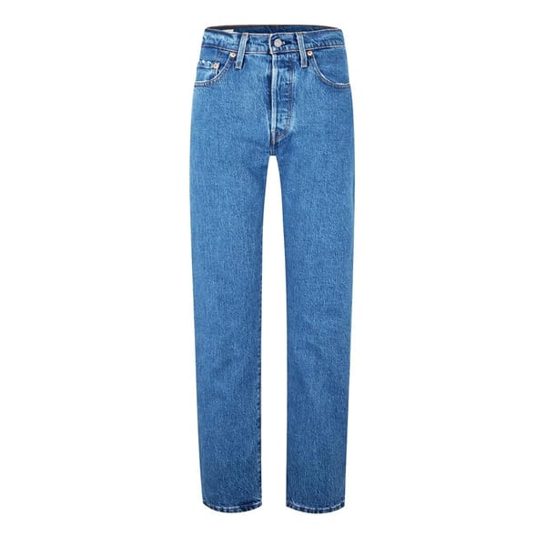 blue cropped levi 501 jeans