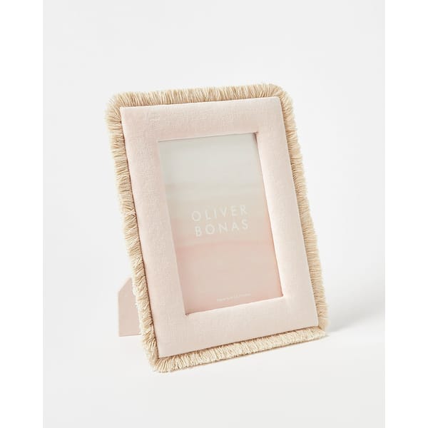 Fringed Natural Photo Frame
