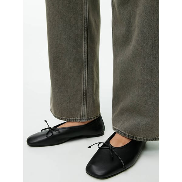 Leather Ballet Flats