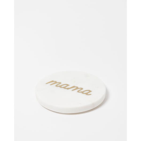COASTER WITH MAMA WORDS ON