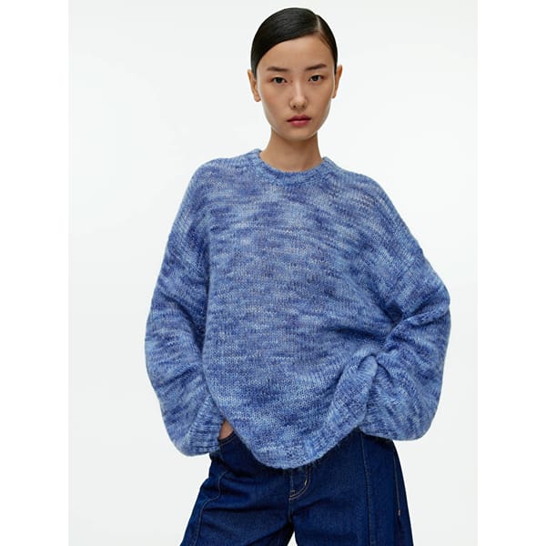 blue Mohair Jumper