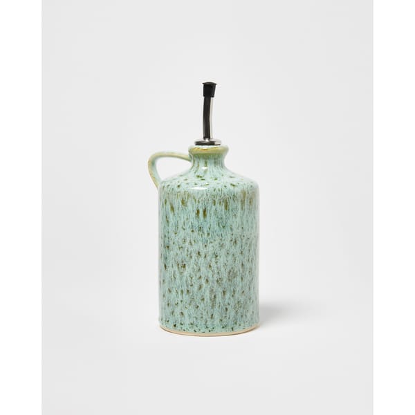 Mori Green Ceramic Oil Bottle