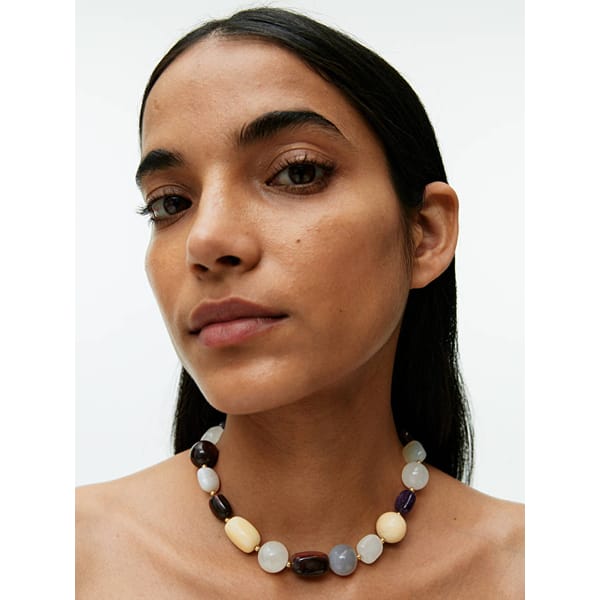 Multi-Colour Stone Necklace
