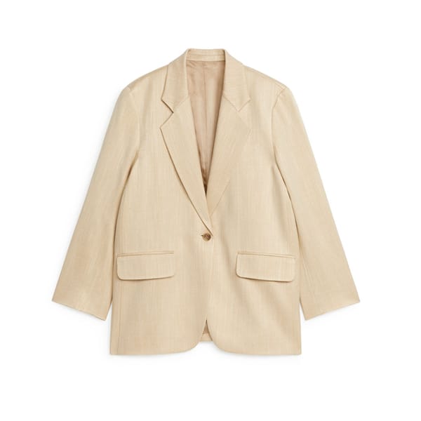 Oversized Single-Breasted Blazer
