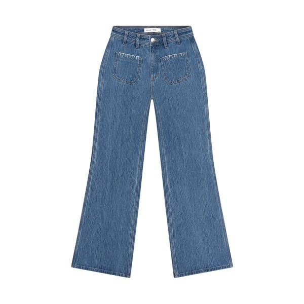 Patched Pocket Mabel Jean in Vintage Americana