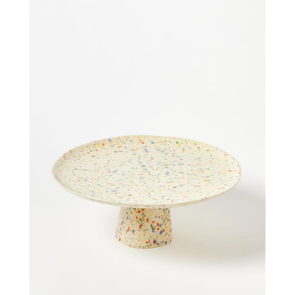 Splatter Ceramic Cake Stand