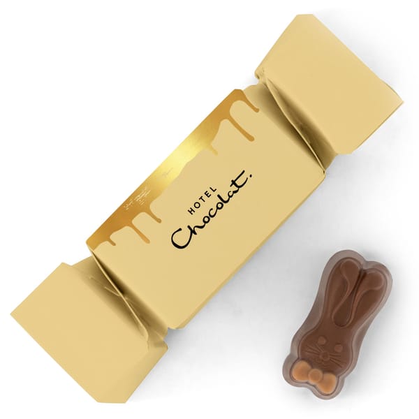 10 Mini Chocolate-Filled Easter Cracker Decorations