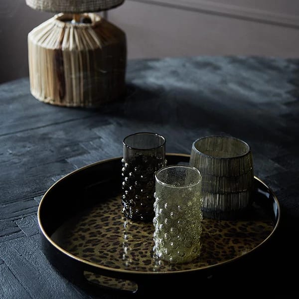 leopard print tray