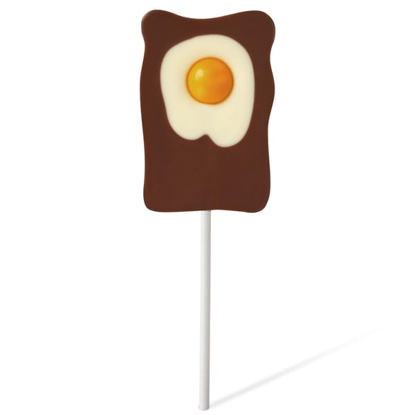 Egg on Toast Milk Chocolate Lick - Easter Lolly