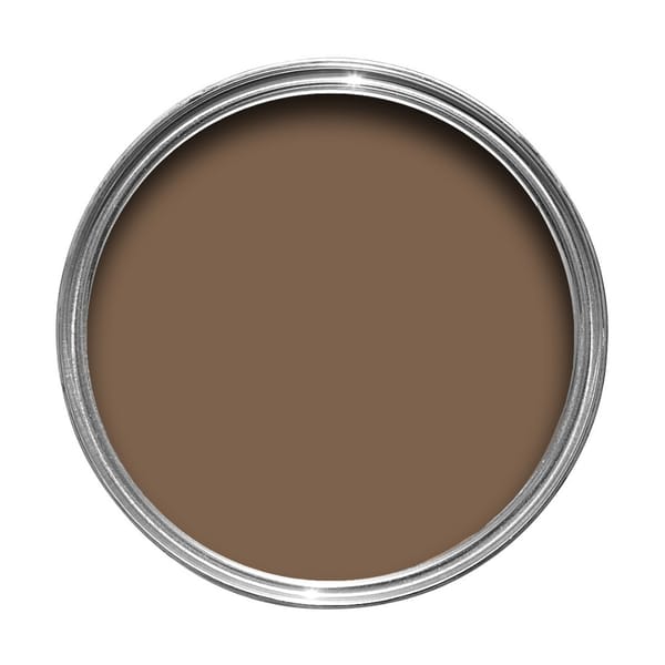 brown paint pot