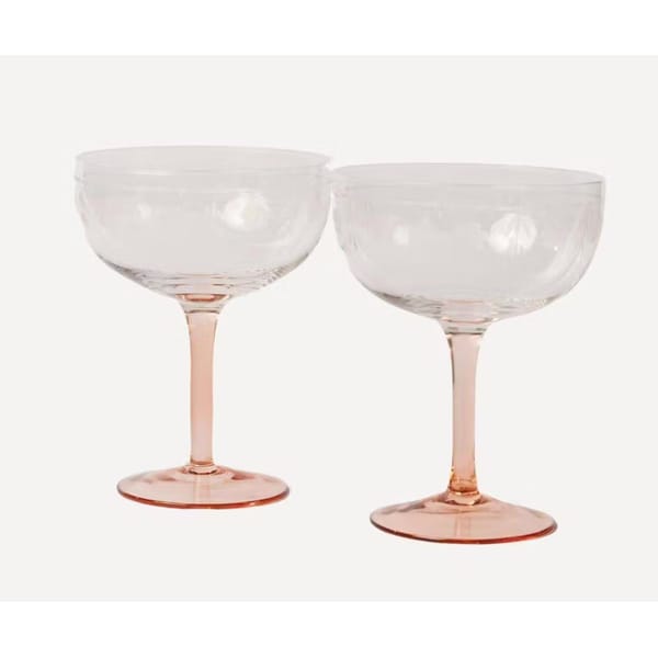 Pink Etched Coupes (Set of Two)