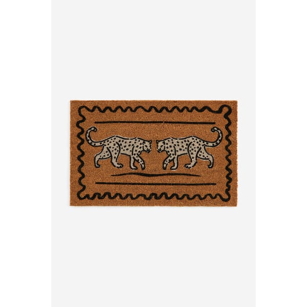 leopard doormat