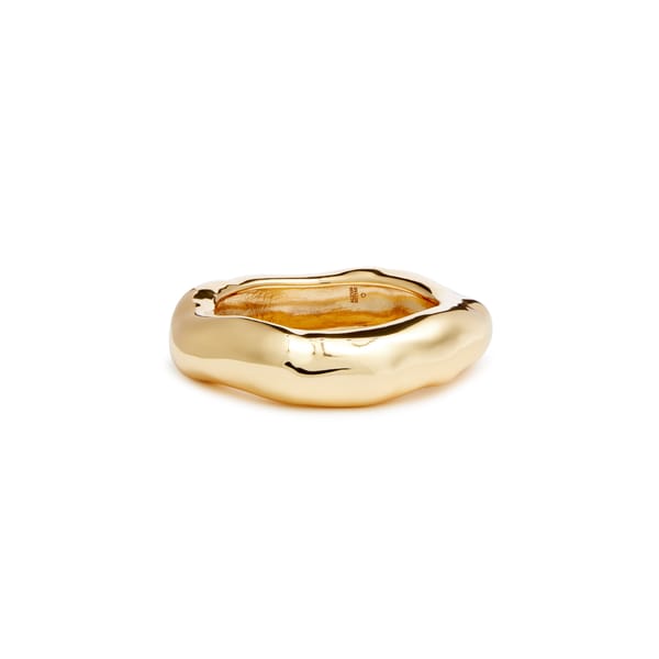 ALEXIS BITTAR Molten 14kt gold-plated bracelet